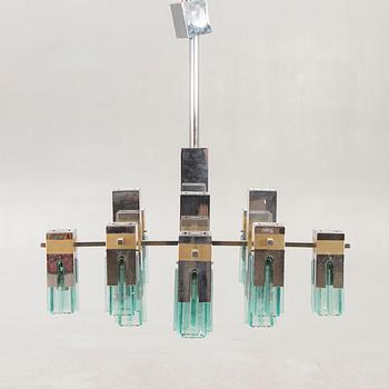 Ceiling lamp, Italy, 1960s-70s.