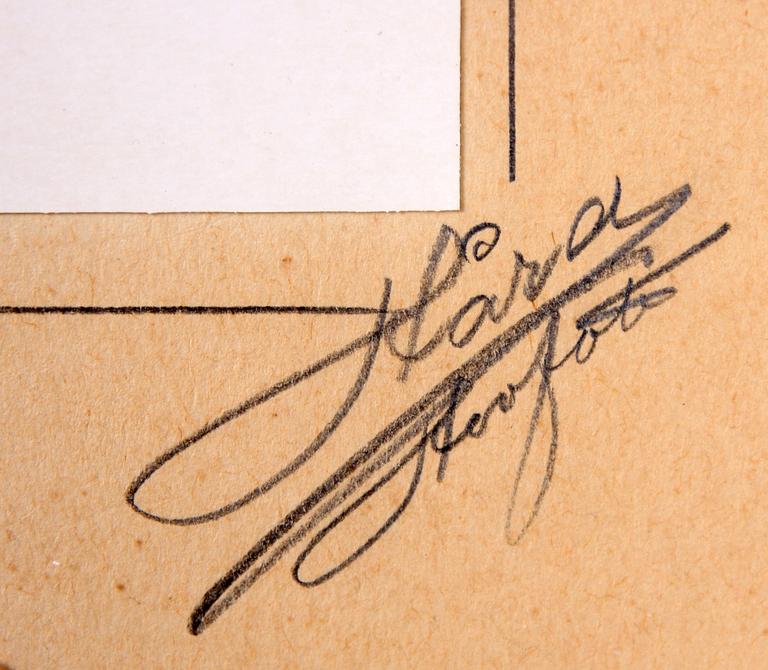 FOTOGRAFI, Gustav V, sign Hård.