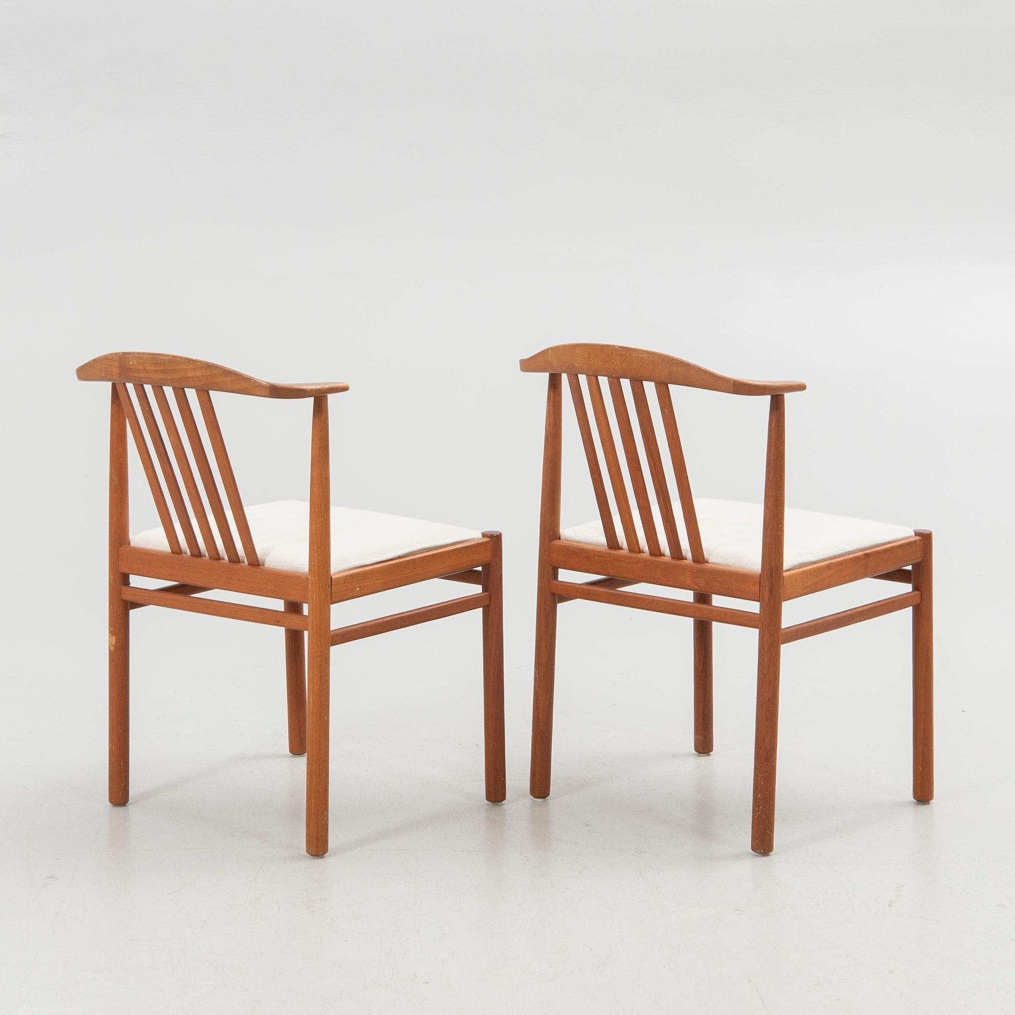 Svante Skogh, chairs, 4 pcs, for Breox, 1960s.