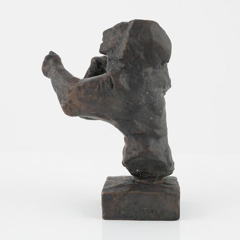 Bror Marklund, sculpture, signed,bronze, height 23 cm.