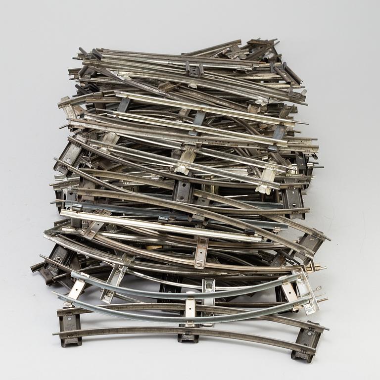 A lot of 10 pieces of locomotives and wagons, Germany, early 20th century.