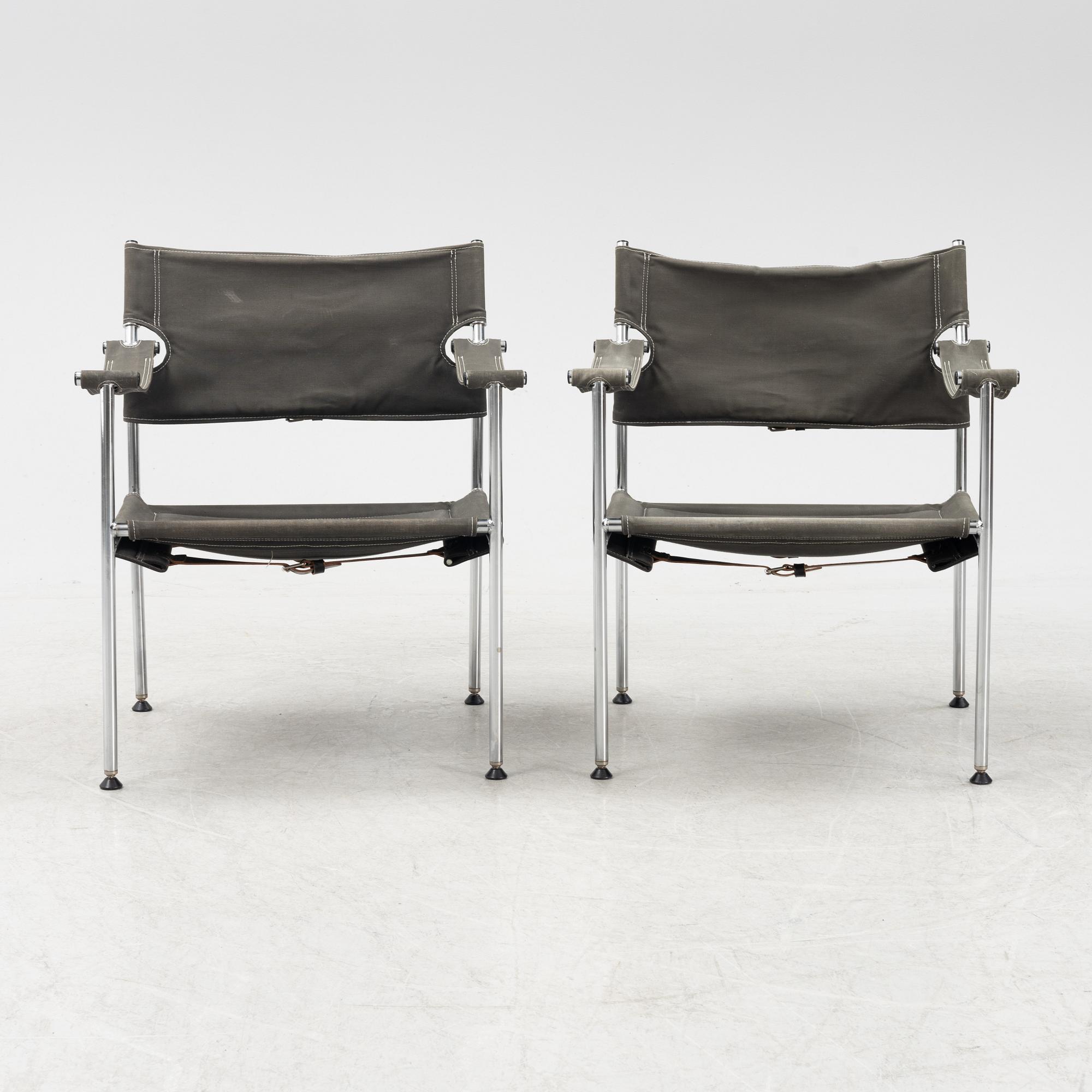 Sigurd Ressel, fåtöljer, ett par, sent 1900-tal.