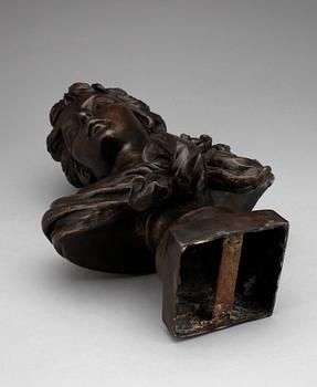 OKÄND KONSTNÄR, skulptur, brons, troligen 1900-tal.