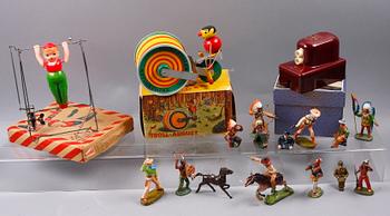 PARTI LEKSAKER, 15 delar, 1900-talets mitt.