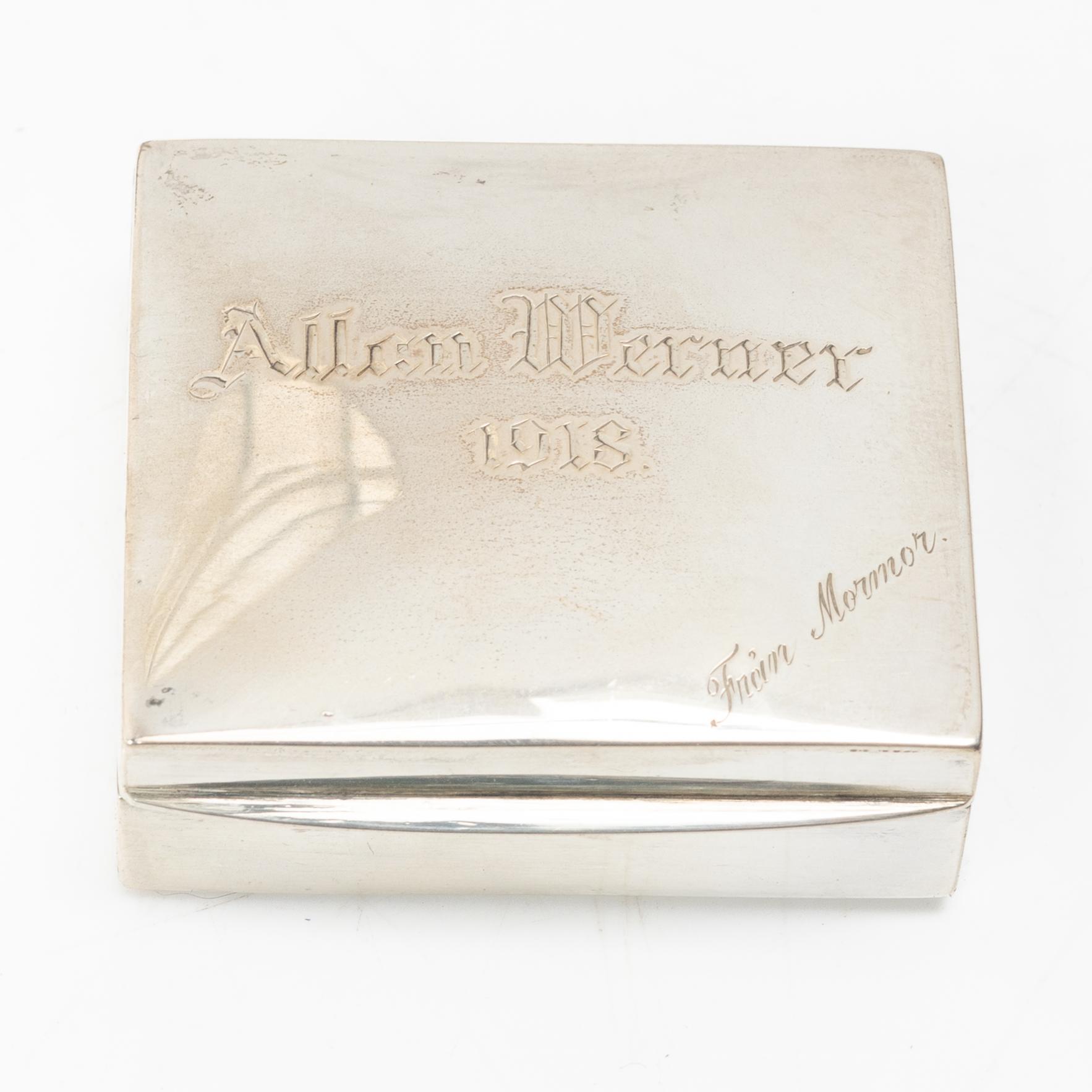 Askar, 3 st, silver, bl.a. C.g.Hallberg, 1919.