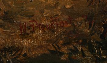 WILLIAM PROUDFOOT, olja på duk, signerad och daterad -74.