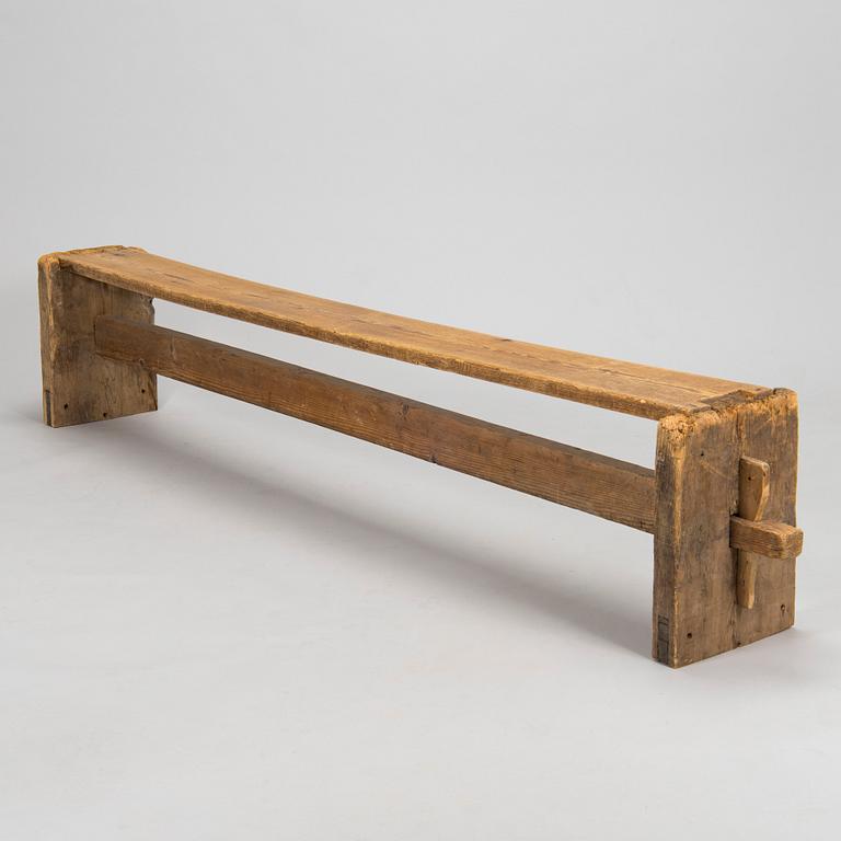 A 19th century bench.