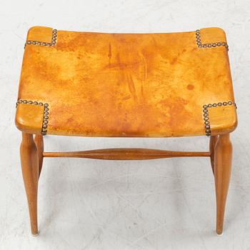 Josef Frank, a model 967 stool, Firma Svenskt Tenn.