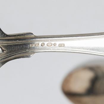 Wallin & Thorsen, bestickservis, silver, ca 157 delar, "Olga", Borås 1947.