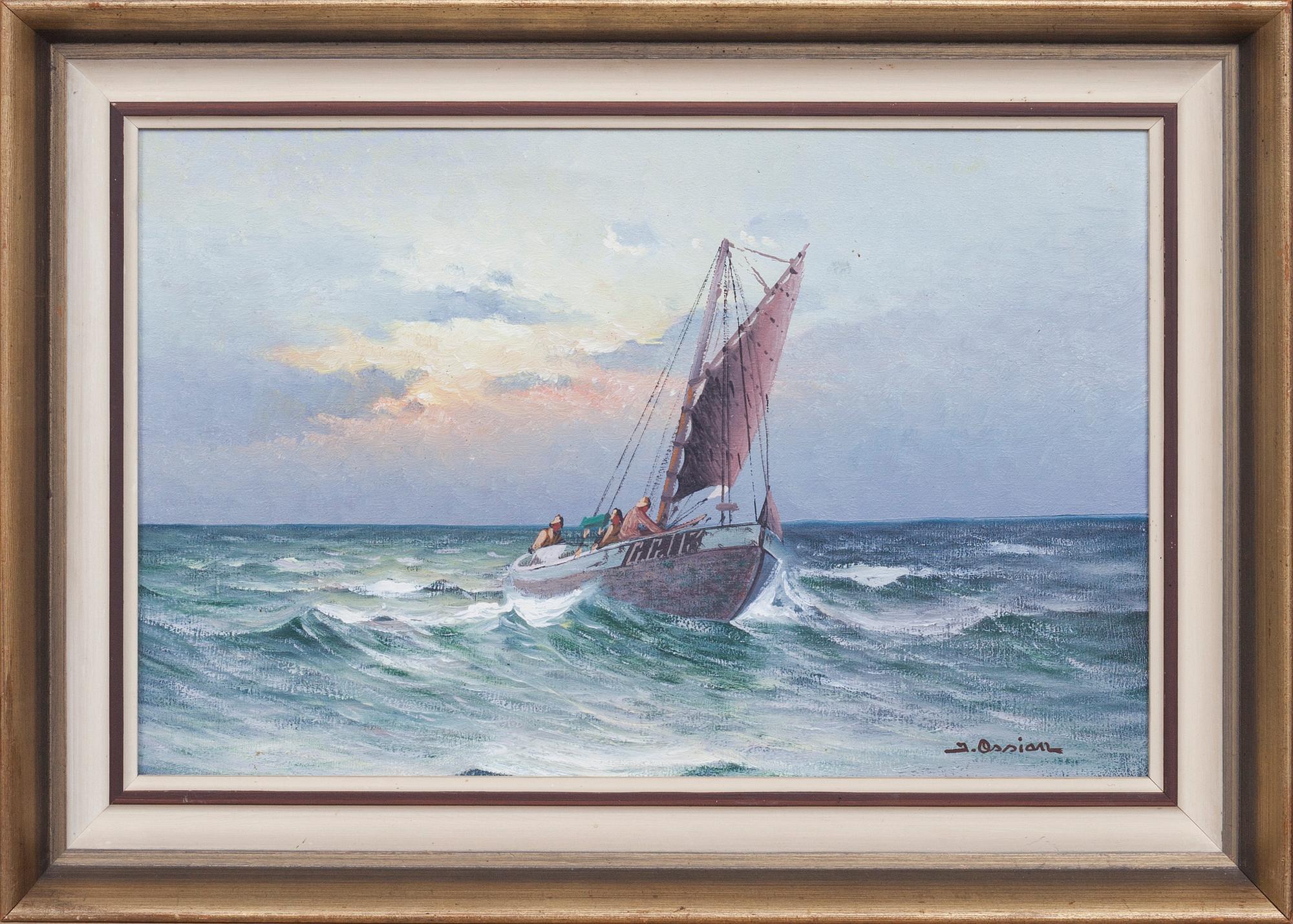 JOHAN OSSIAN-ANDERSSON, olja på duk, signerad.