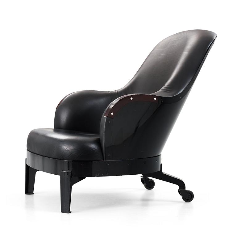 Mats Theselius, a 'The Ritz' lounge chair, edition 84/90, Källemo Sweden, post 1994.