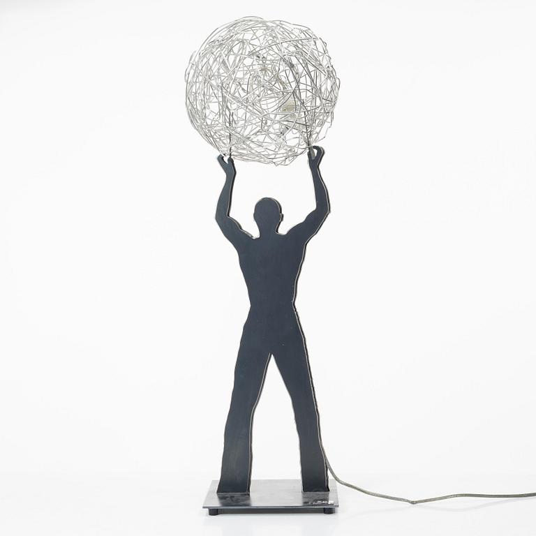 Enzo Catellani, bordslampa, "Uomo della Luce", Catellani & Smith, Italien, 2000-tal.