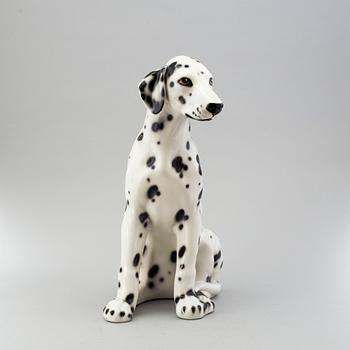 A FIGURE, ceramics, "dalmatian dog", Italy. Late 20th century.