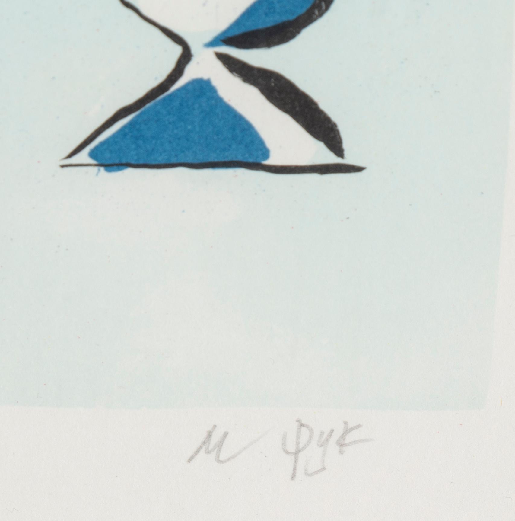 MADELEINE PYK, lithograph in colors, numbered 85/160.