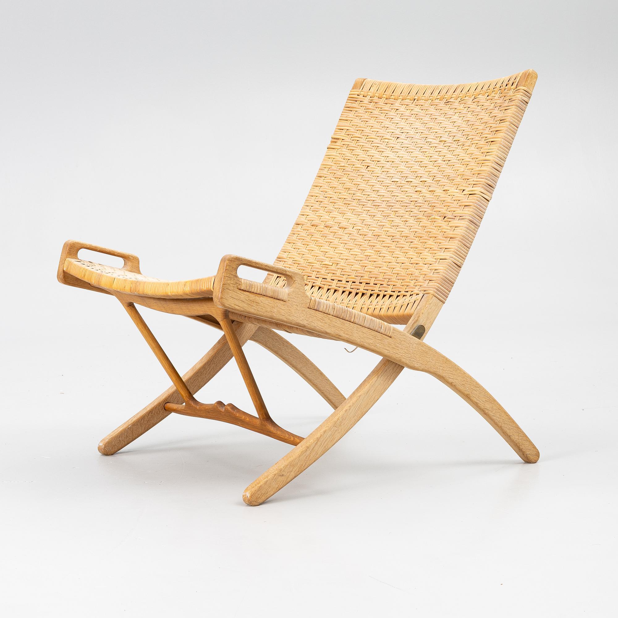 Hans J. Wegner, A folding chair, JH 512, Johannes Hansen, Denmark.