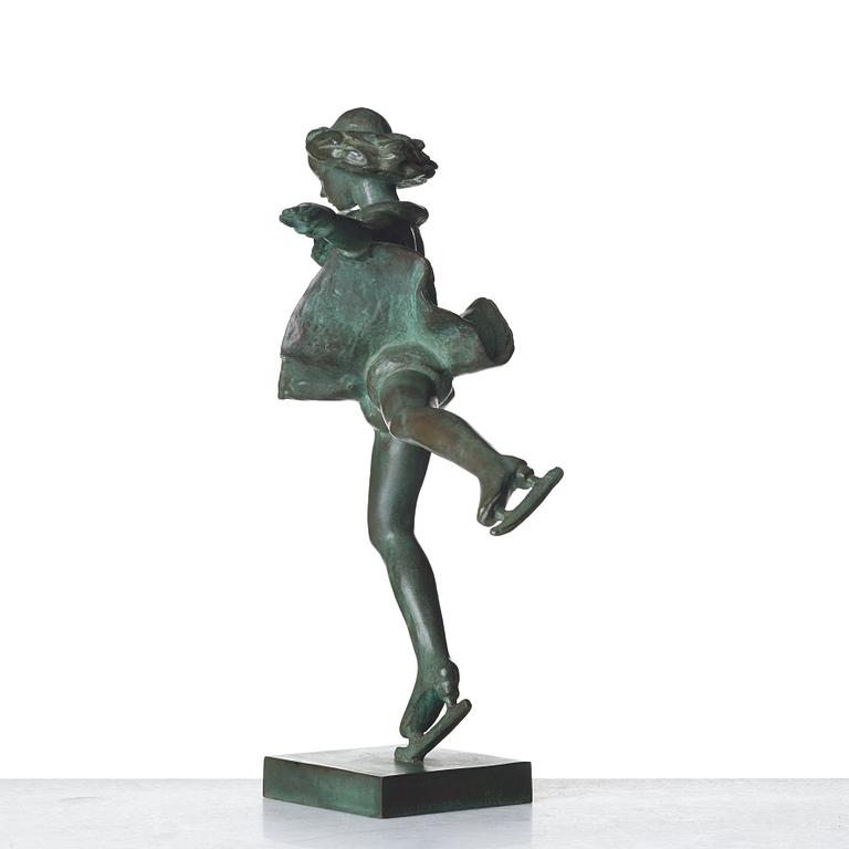 Carl Milles, "Skridskoprinsessan" (=The skater princess).