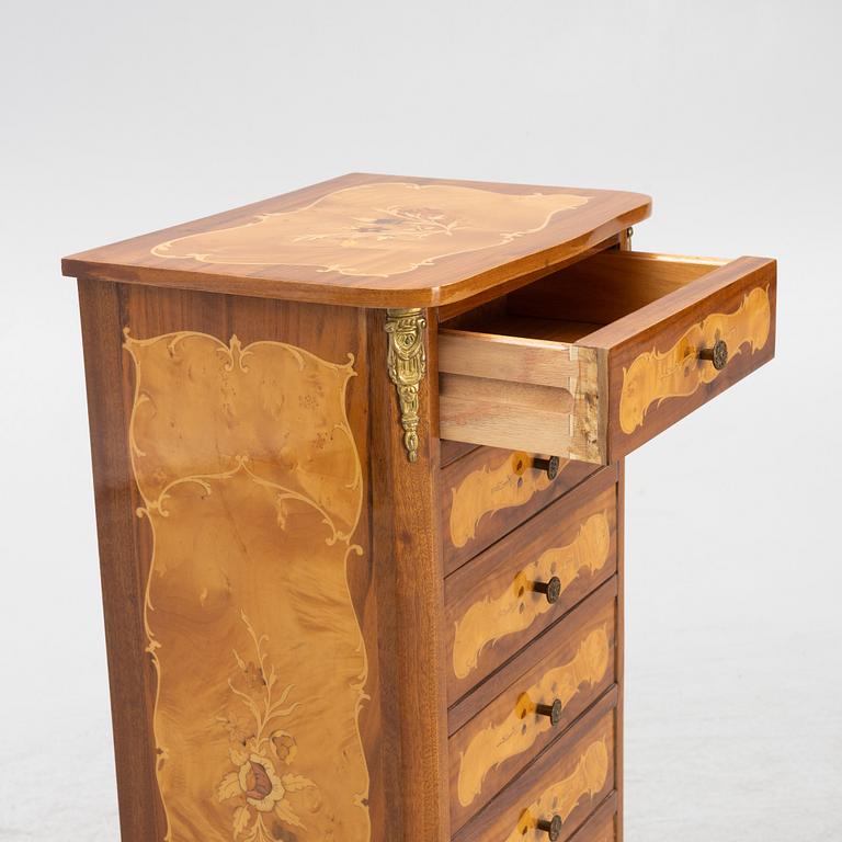 A Louis XV-style chest of drawers, second half of the 20th Century.
