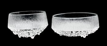 SERVISDELAR, 33 del, glas, "Ultima Thule", Tapio Wirkkala, Iittala, Finland.