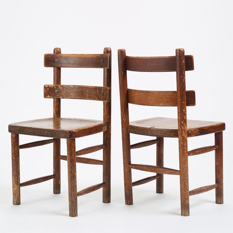 Axel Einar Hjorth, stolar, 6 st "Sandhamn", Nordiska Kompaniet, 1931.