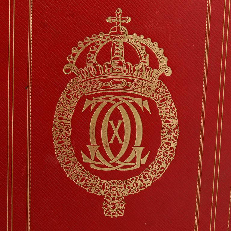 BÖCKER, 2 vol, "Konung Carl X Gustafs Bragder", Samuel von Pufendorf, Wahlström & Widstrand, 1915.