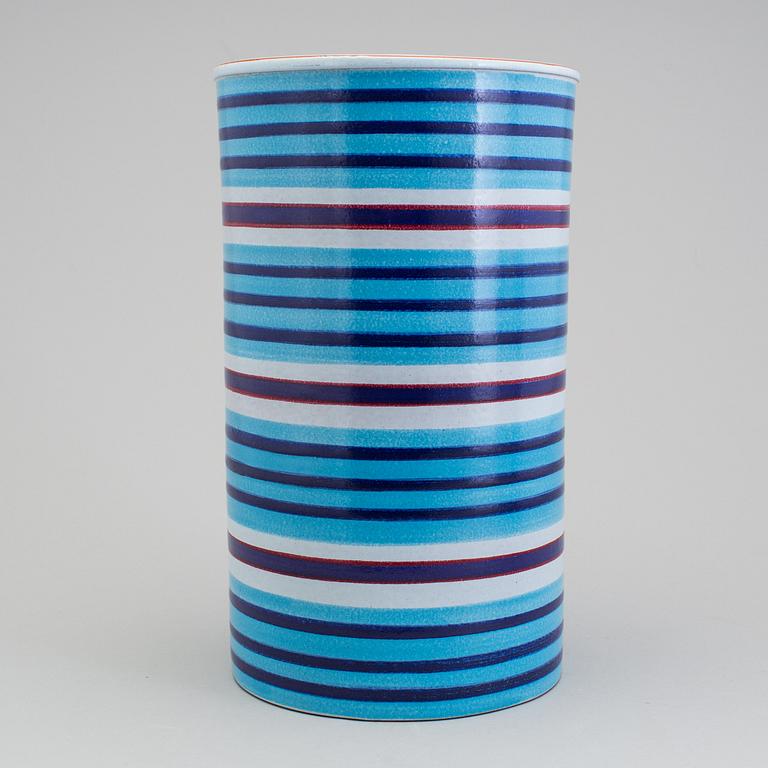 STIG LINDBERG, a faience vase, Gustavsberg 1960s.