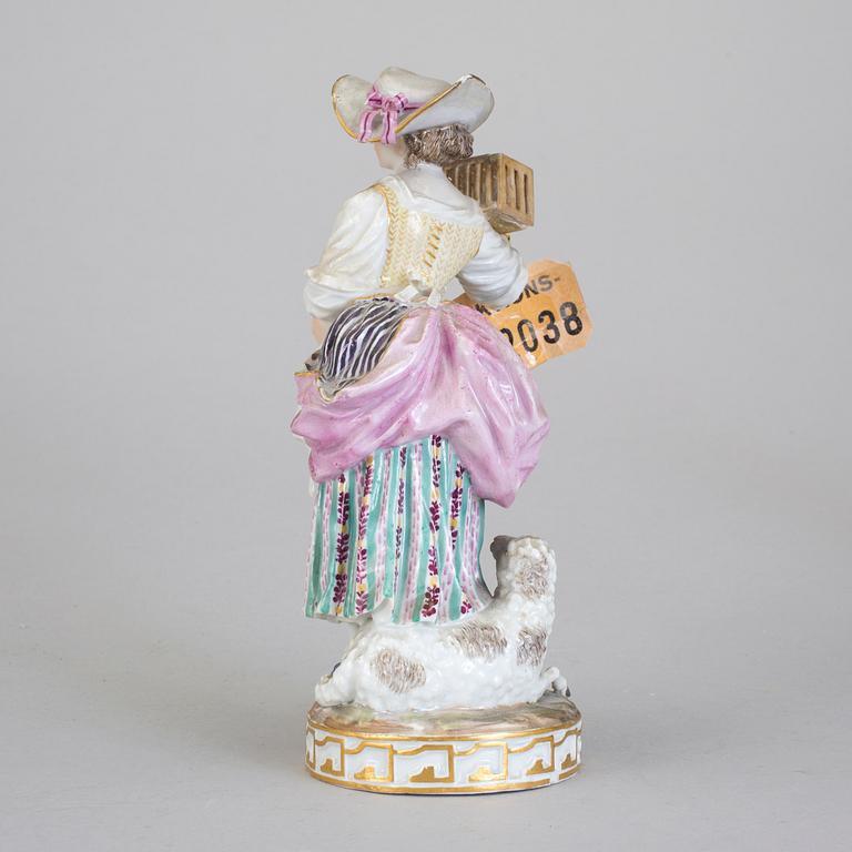 A Meissen porcelain figurine, period of Marcolini (1774-1814).