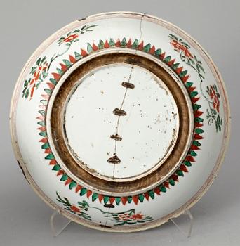 FAT, 3 st, porslin, Kina, Kangxi, (1664-1722).