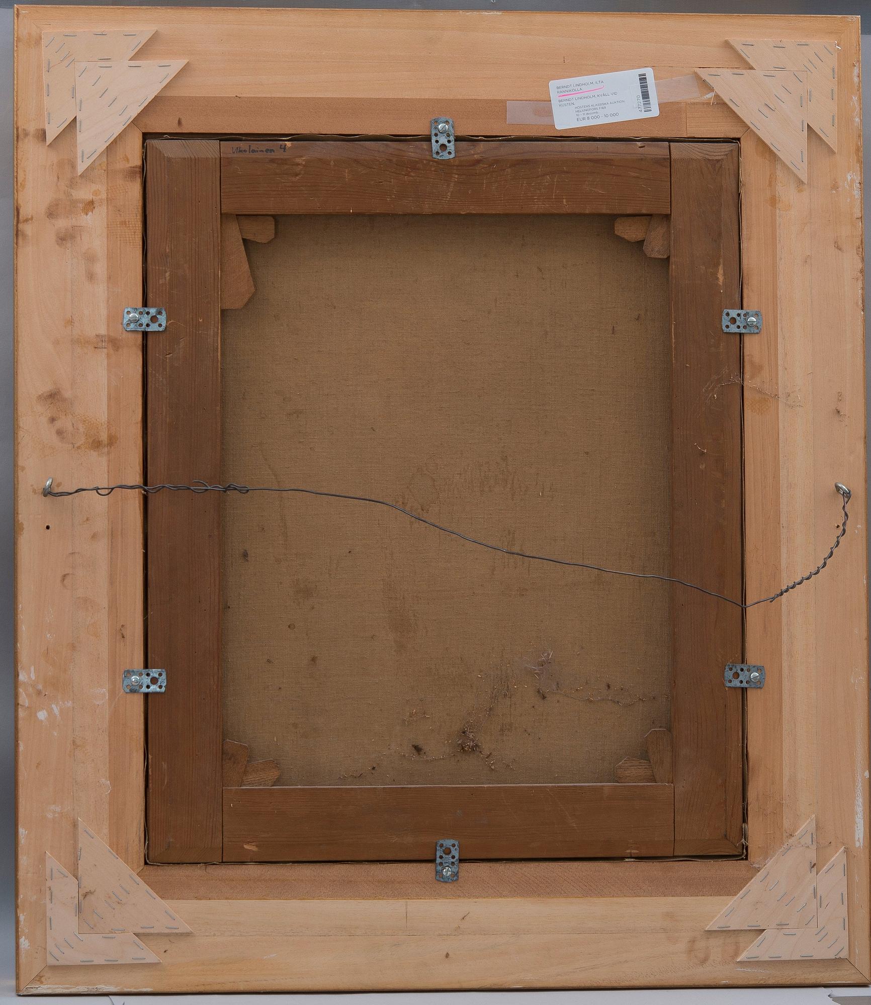 Berndt Lindholm, KVÄLL VID KUSTEN.