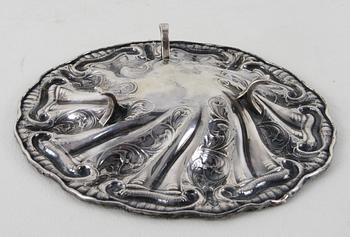 SKÅLFAT, silver, importstämplar.