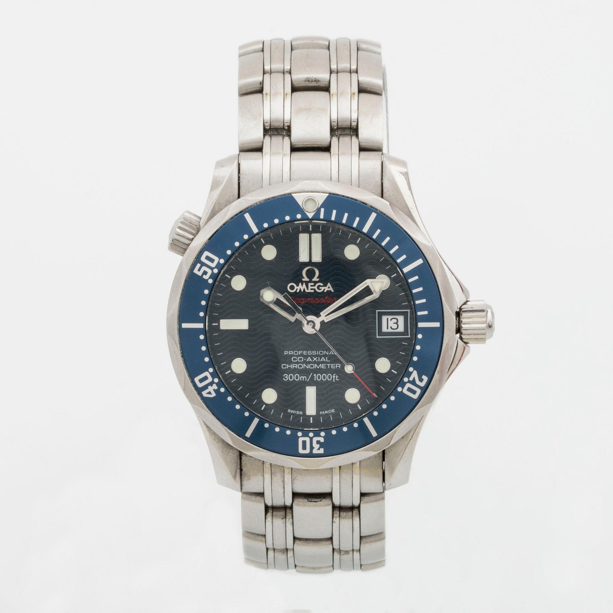 OMEGA Seamaster Professional Co Axial Chronometer 300m 1000ft wristwatch 37 mm Bukowskis