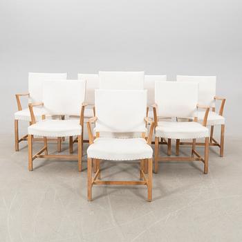 Karl Erik Ekselius, armchairs 8 pcs, second half of the 20th century.