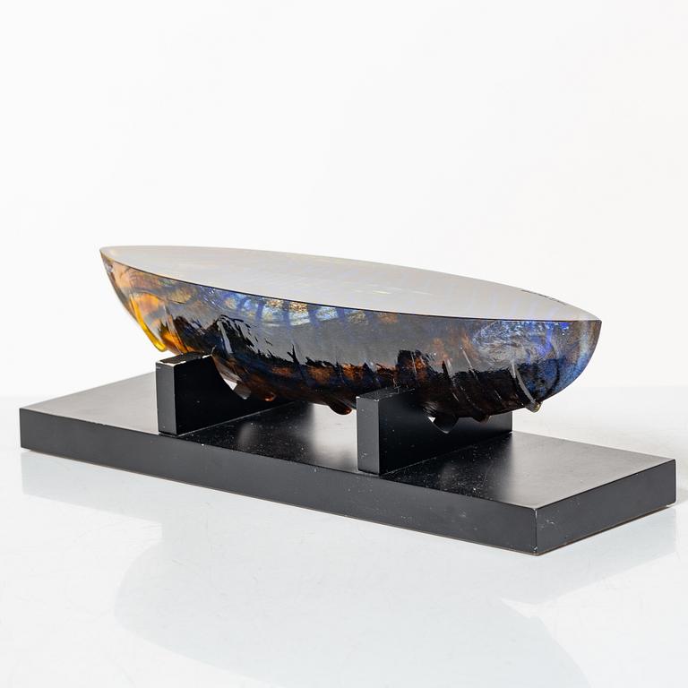 Bertil Vallien, boat, Kosta Boda Studio, 1993.