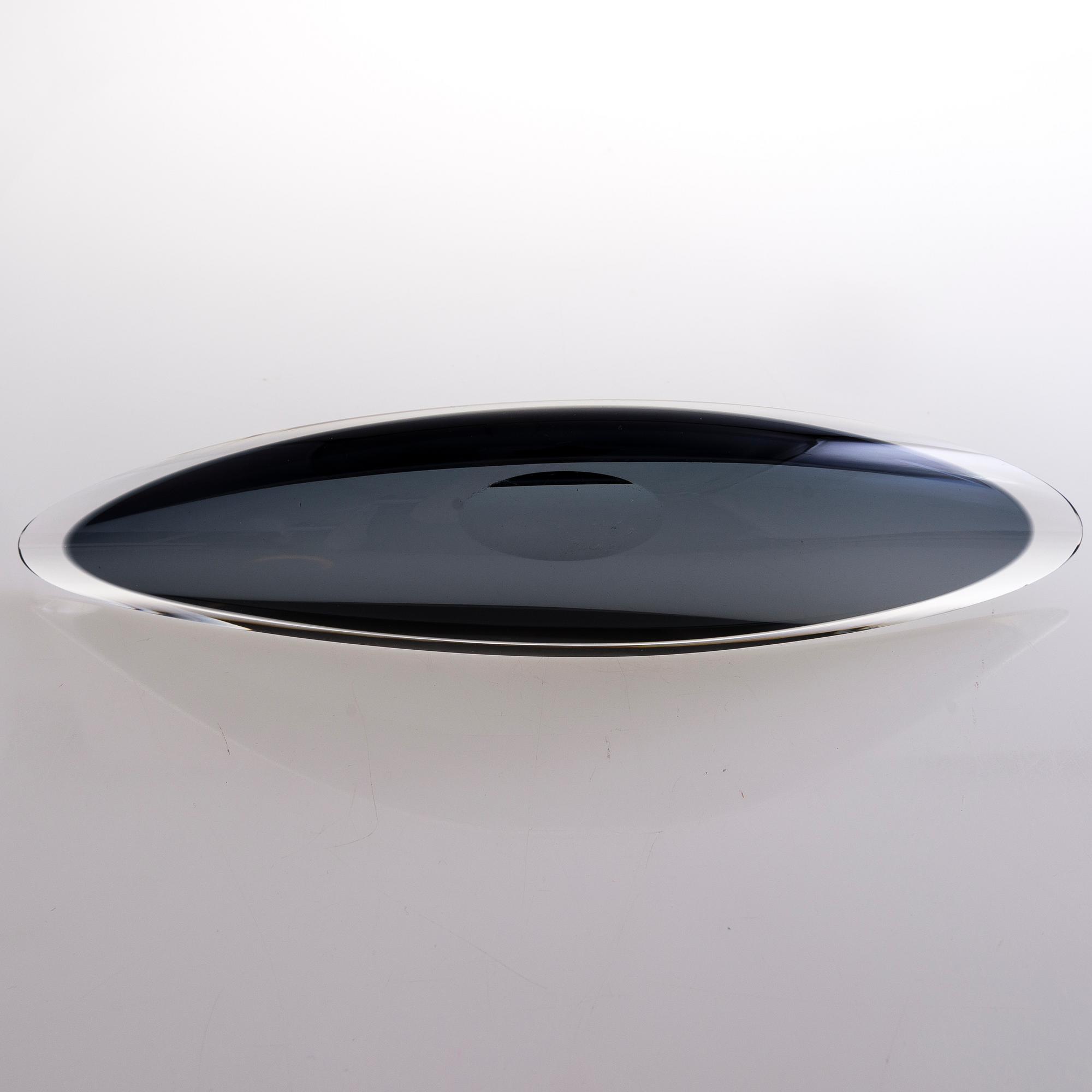 KAJ FRANCK, a 'Lancet' glass sculpture, signed K. Franck, Nuutajärvi Notsjö -57.