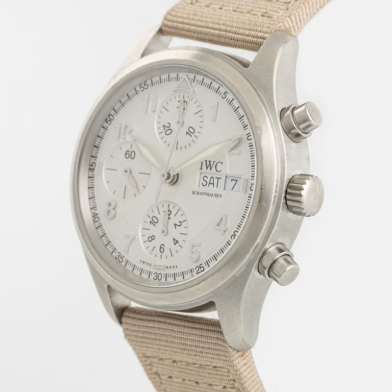 IWC, Pilot's Watch, Spitfire, chronograph, wristwatch, 39 mm.