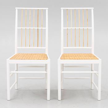 Josef Frank, a pair of chairs, model B 2025, Svenskt Tenn, after 1985.