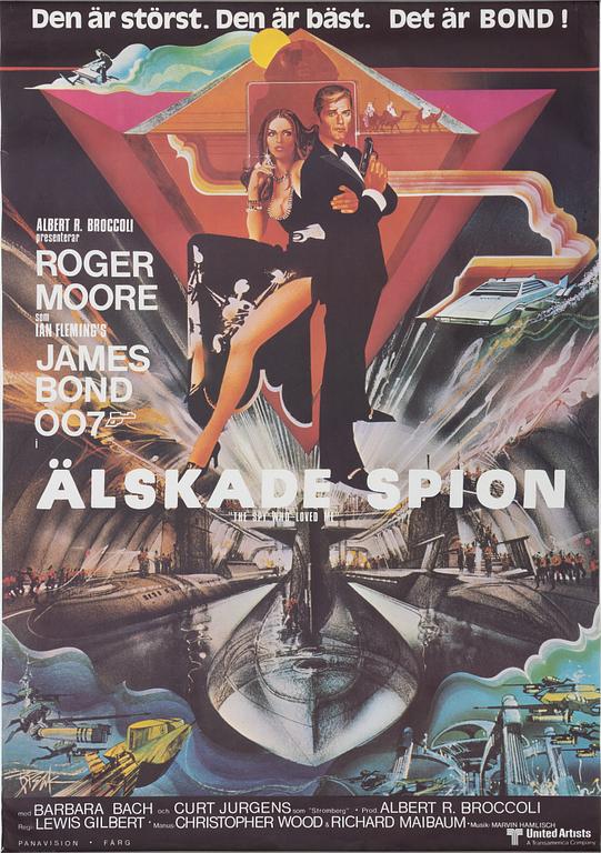 Movie Posters, 6 pcs, James Bond, offset.
