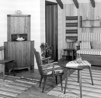 Göran Malmvall, a sports cabin sofa, model "322", Karl Andersson och Söner, Sweden 1940s.