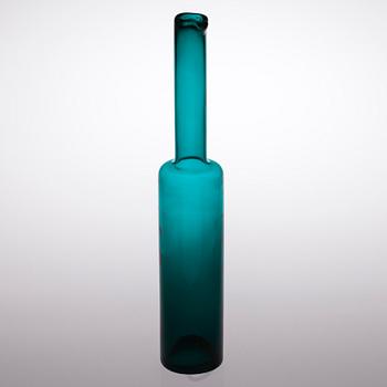 FLASKA, glas, signerad Nanny Still Riihimäen Lasi Oy.