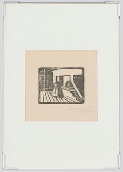 Eric O. W. Ehrström, Stugu interiör.