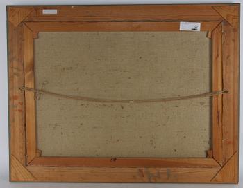 OKÄND KONSTNÄR. Olja på , sign Rosenkvist.