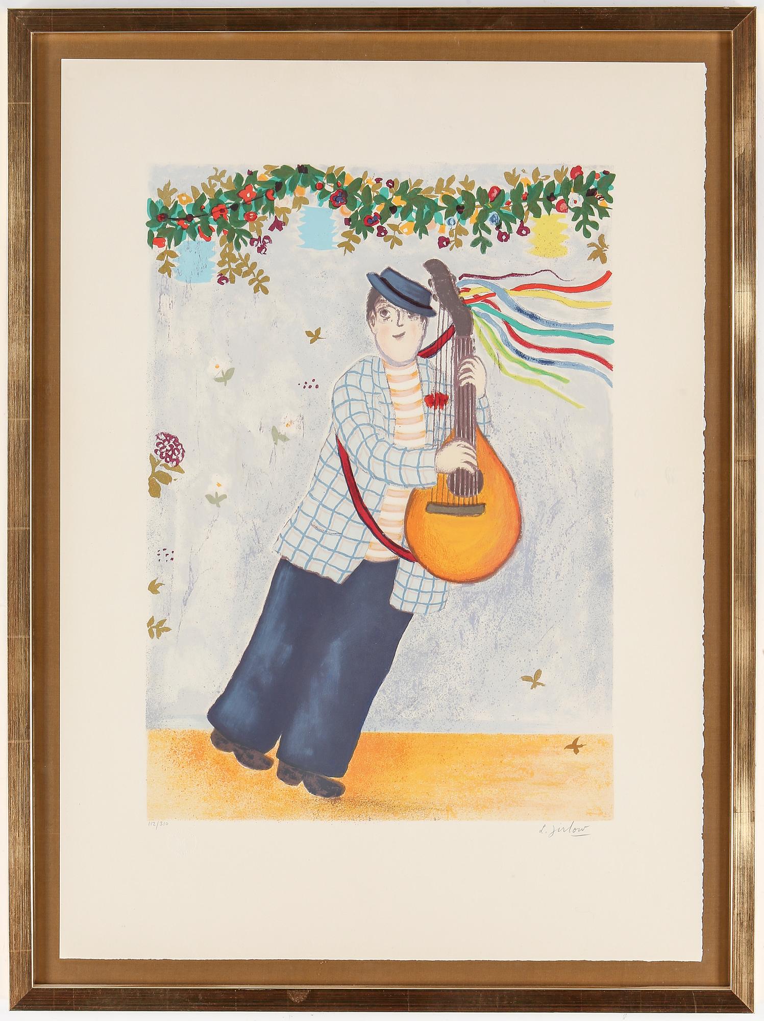 LENNART JIRLOW, färglitografi. Signerad och numrerad 112/310.