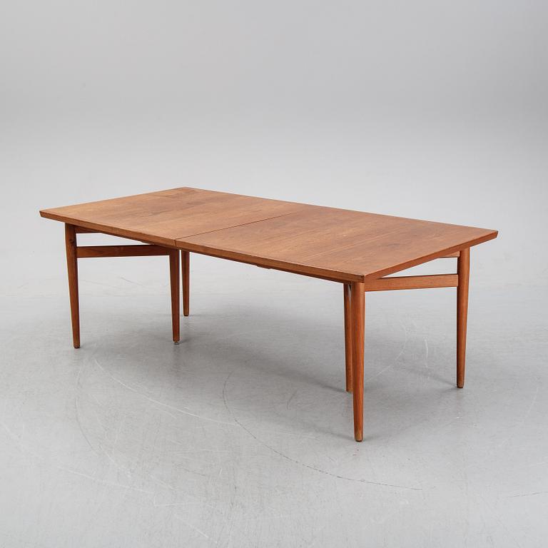Arne Vodder, a teak dining table, Sibast, Denmark 1960's.