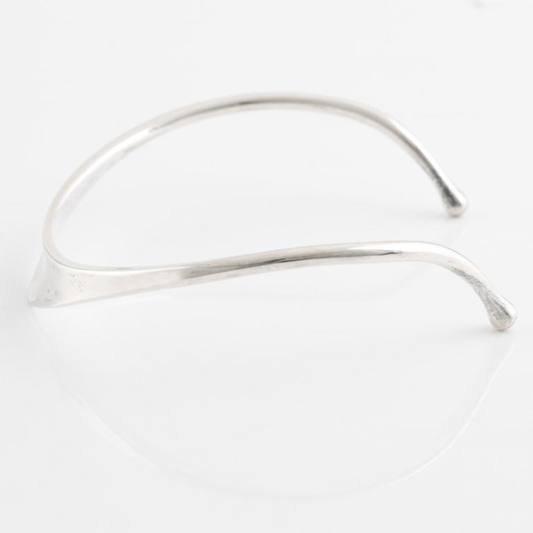 Bent Knudsen, halsring, sterling silver, Danmark.