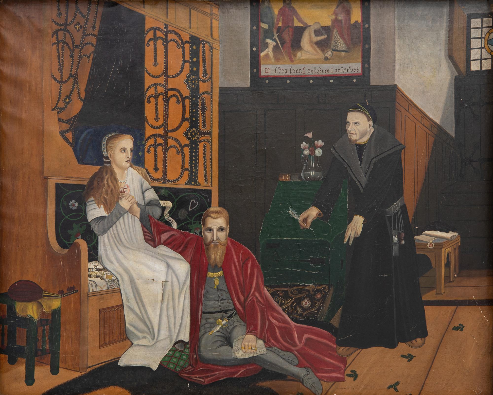 Georg von Rosen, kopia efter, Karin Månsdotter och Erik XIV.