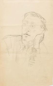 Arne Jones, porträtt, 2 st.