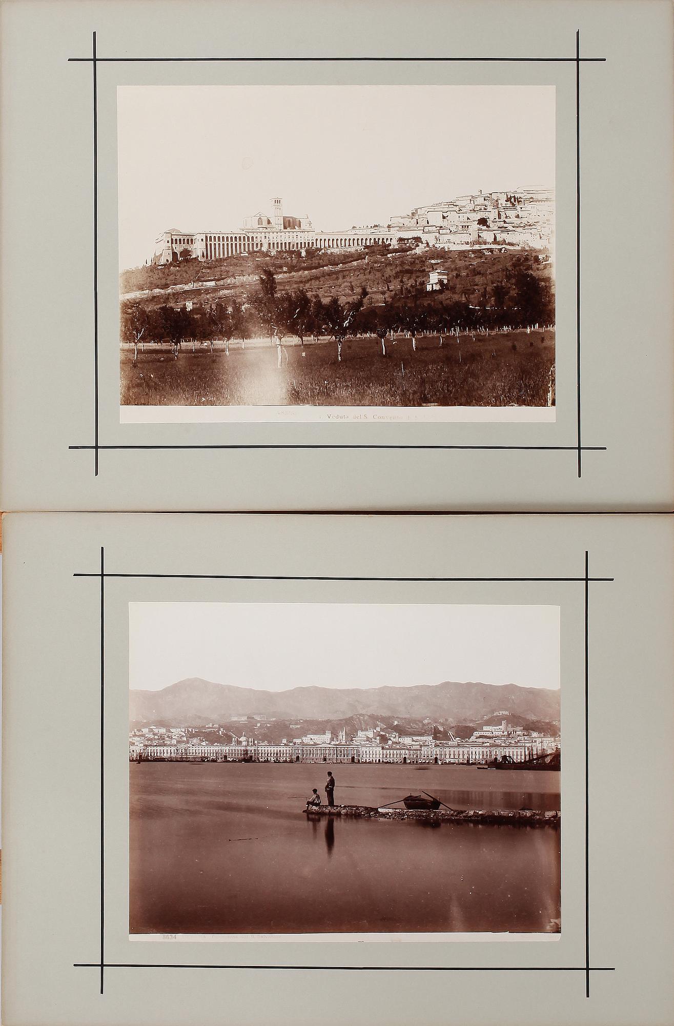FOTOGRAFIER,  18 st, Italien 1800-talets slut.