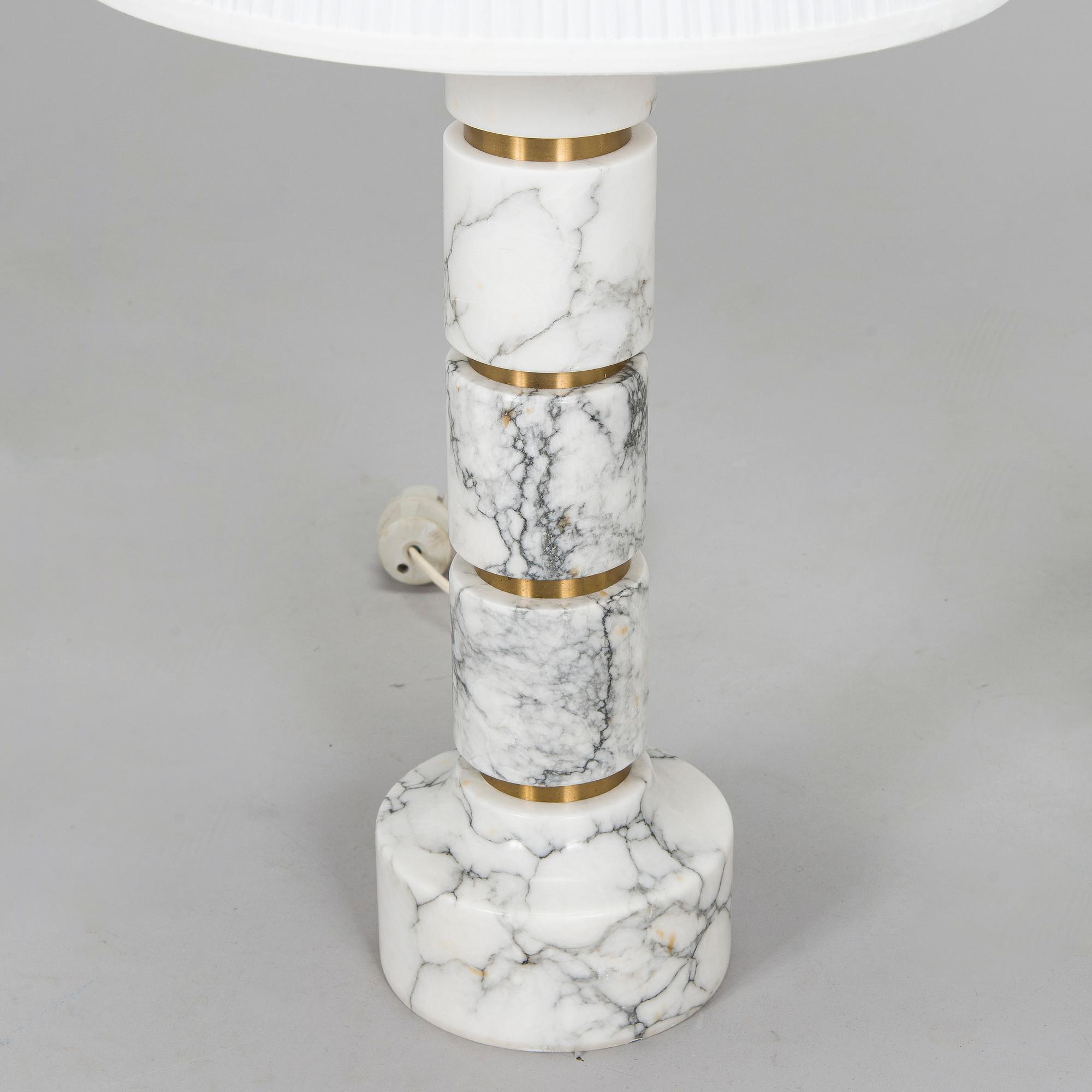 A pair of late 20th century table lamps, Italy.