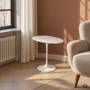 Eero Saarinen, Soffbord/sidobord, "Tulip", Knoll International.