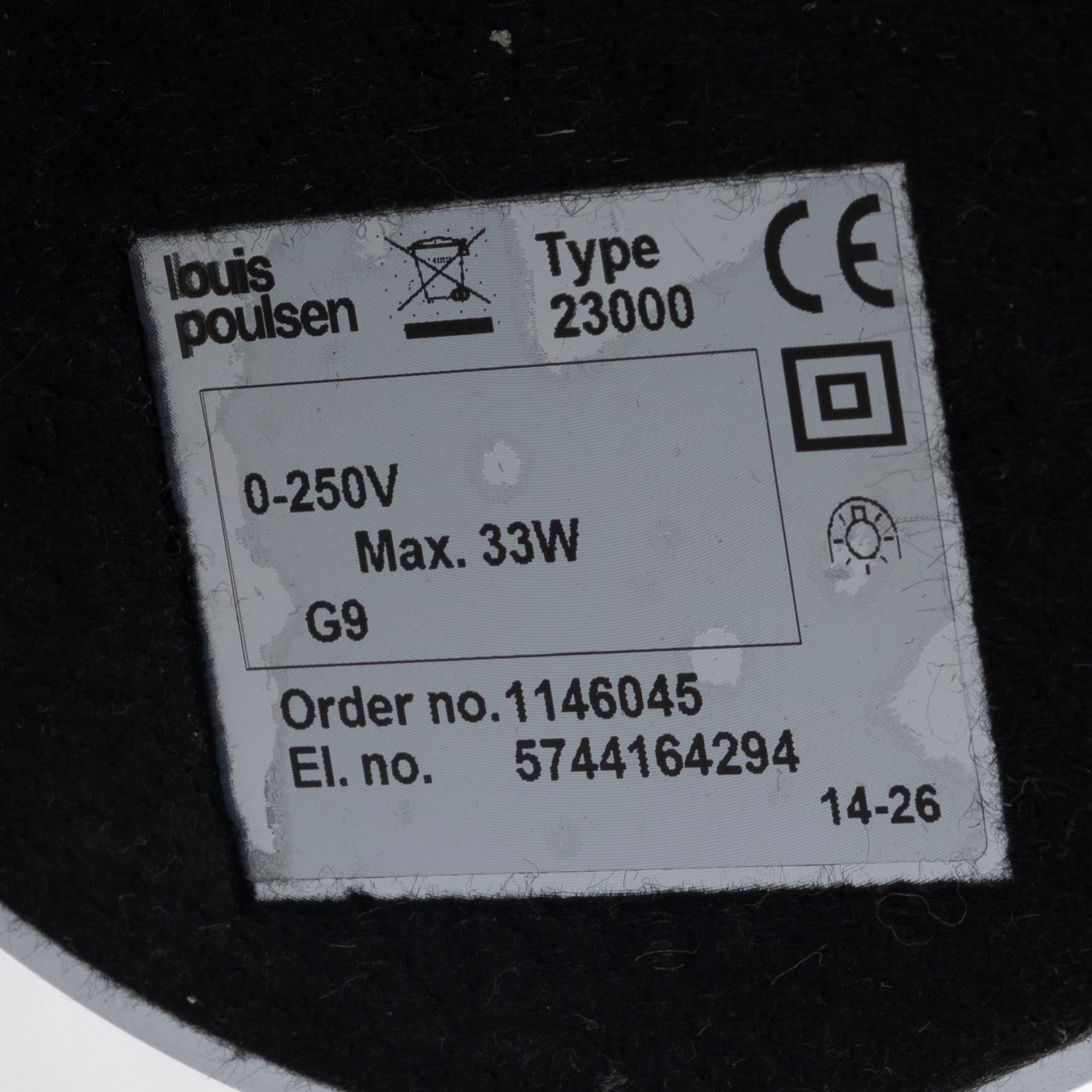 Poul Henningsen, bordslampa, "PH 2/1", Louis Poulsen, Danmark.