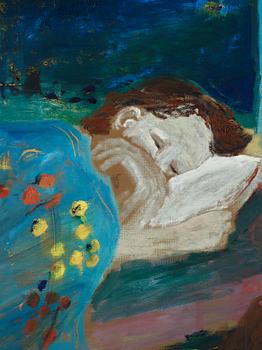 Hans Wigert, oil on canvas, signed and dated Grundsunda 1993 verso.